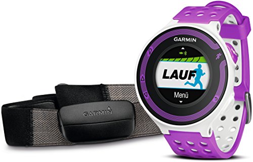 Garmin Forerunner 220 HRM - Reloj de carrera con GPS y monitor de frecuencia cardiaca, color morado