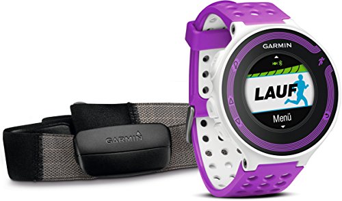 Garmin Forerunner 220 HRM - Reloj de Carrera con GPS y Monitor de frecuencia Cardiaca, Color Morado (Reacondicionado)