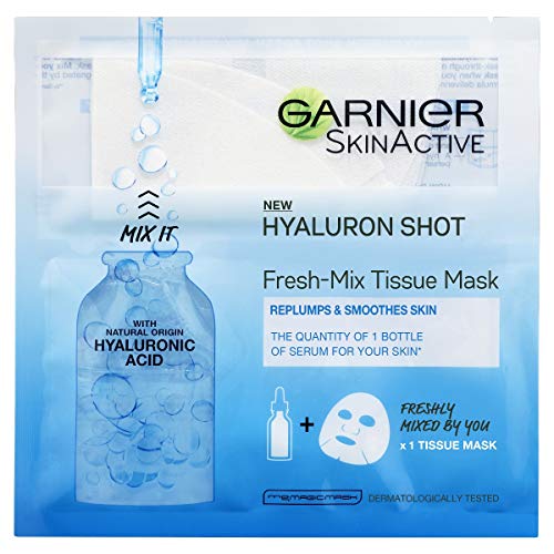 Garnier Garnier Fresh-Mix - Máscara de chupito con ácido hialurónico 33 g x 33 cm