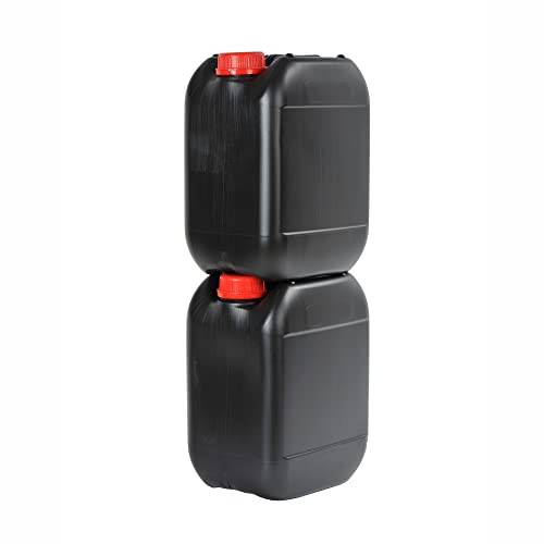 Garrafa bidón plástico 10 litros Negra homologado ADR boca ancha ideal para agua gasolina químicos depósito aire acondicionado camping furgoneta camper (1)