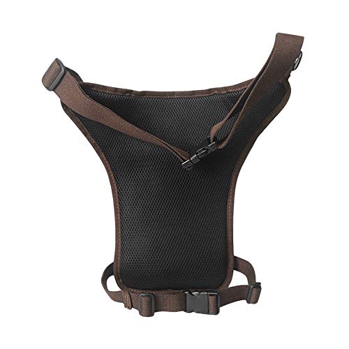 Genda 2 Archer - Bolsa riñonera de lona para la cintura o la pierna, con bolsillos, ligera, ideal para senderismo