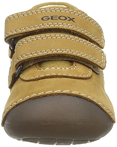 Geox B TUTIM A First Walker Shoe Bebé-Niños, Beige (Biscuit), 20 EU