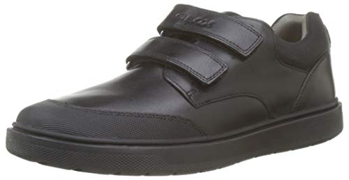 Geox J RIDDOCK BOY F Zapatos De Uniforme Escolar Niños, Negro (Black), 26 EU