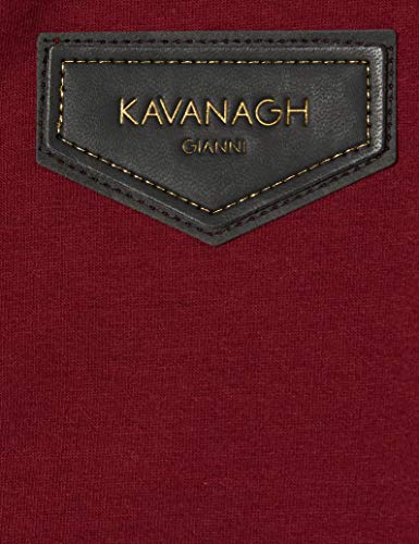 Gianni Kavanagh Burgundy Core Hoodie Jacket Sudadera con Capucha, Bordeus, XXS para Mujer