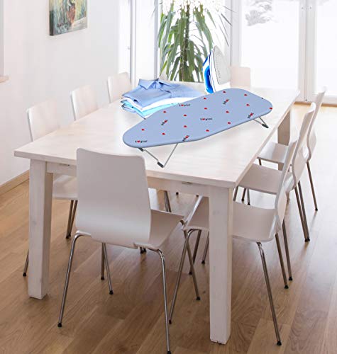 Gimi Pollicino Tabla de planchar de mesa, superficie 73x32 cm, colores surtidos