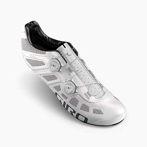 Giro Imperial Zapatillas de triatlón para Bicicleta de Carreras, Hombre, Blanco, 44.5