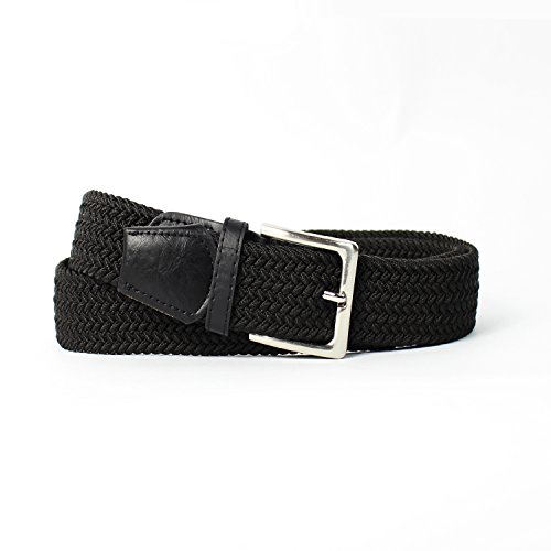 Glamexx24 Cinturón trenzado de cinta elástica para hombres y mujeres unisex
