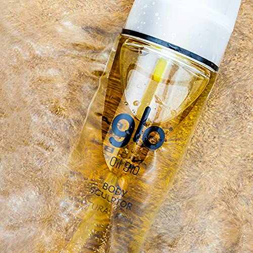 Glo OIL910 - Aceite Corporal Anticelulítico con Acción Hidratante, Drenante, Quemagrasas y Reafirmante | 6 aceites esenciales 100% oleosa, sin agua