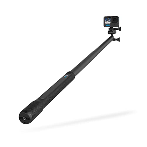 GoPro El Grande - Vara de Extensión (hasta 97 cm) para Cámara GoPro, Color Negro