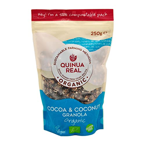 Granola de quinoa real con cacao y coco sin gluten BIO - Quinua Real - 250g