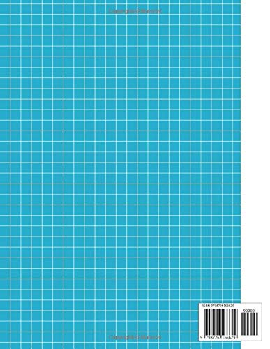 Graph Paper Composition Notebook Pacific Blue Color Background Cover: Grid Paper Journal, Quad Ruled, 110 Pages (Large, 8.5 x 11 inch, 21.59 x 27.94 cm, A4 size)