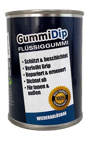 Gummi Dip Goma líquida (3000 g), color plateado metálico