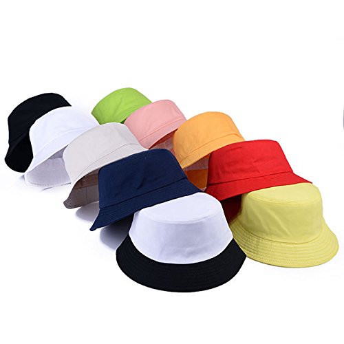 Gysad Fácil de Llevar Sombrero de Pescador Popular Gorras Hombre Diseño Simple Sombrero Mujer Unisex Gorro de Pescador Size 58cm (Beige)
