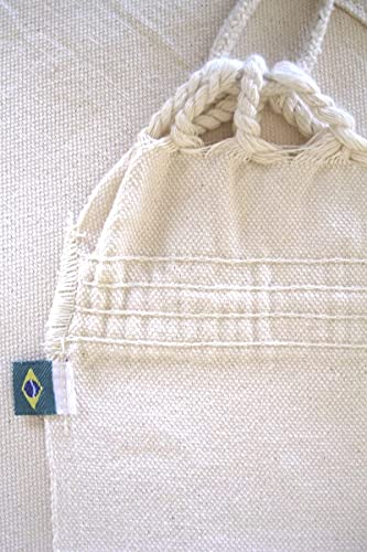 Hamaca Colgante para bebé - Ideal para Camas Casita Montessori o Cuna - elaborada artesanalmente en Brasil con algodón orgánico (Hamaca Bebe)