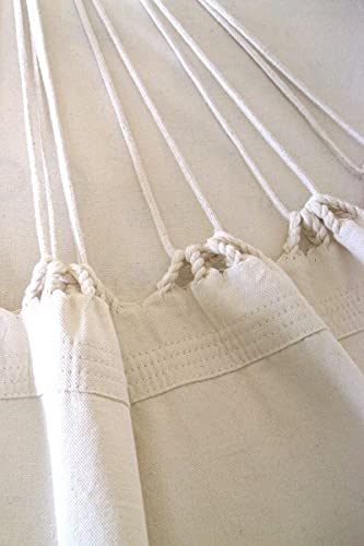 Hamaca Colgante para bebé - Ideal para Camas Casita Montessori o Cuna - elaborada artesanalmente en Brasil con algodón orgánico (Hamaca Bebe)