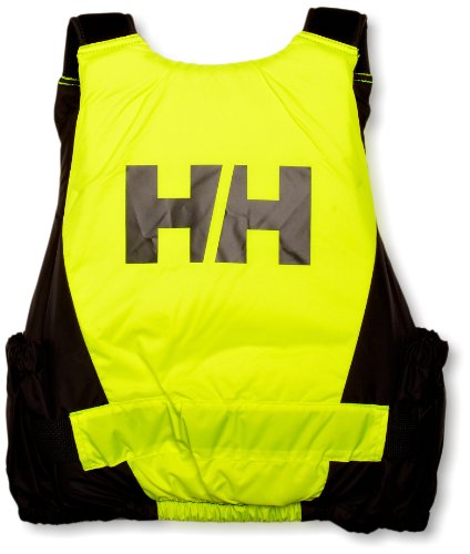 Helly Hansen Rider Vest Chaleco de Ayuda a la flotabilidad, Unisex Adulto, Negro/Amarillo, 40/50