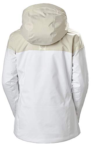 Helly Hansen W MOTIONISTA LIFALOFT Jacket Abrigo, 002 White, L para Mujer