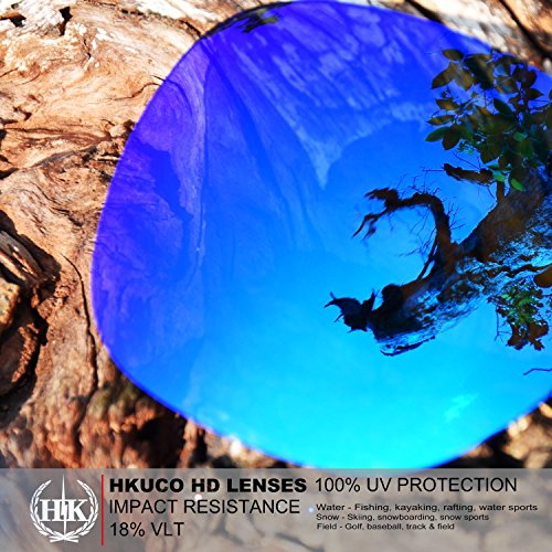HKUCO Reforzarse Lentes de repuesto para Oakley Double Edge Azul/Verde Gafas de sol