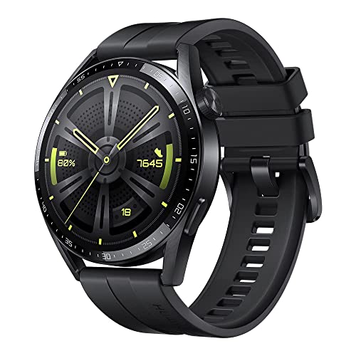 HUAWEI WATCH GT 3, reloj deportivo HUAWEI, reloj con monitorización de SpO 2, reloj con pantalla grande, reloj de entrenamiento, reloj inteligente, Active Black+Adapt C