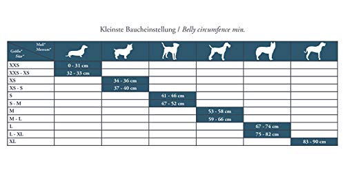 HUNTER RACING - Arnés noruego para perros, nailon, reflectante, apto para abrigos, rojo,L,72 - 90 cm