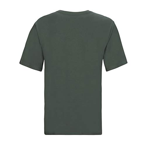 Hurley M O&O Small Box S/S tee Camiseta, Hombre, Vintage Green/Light Bone, L