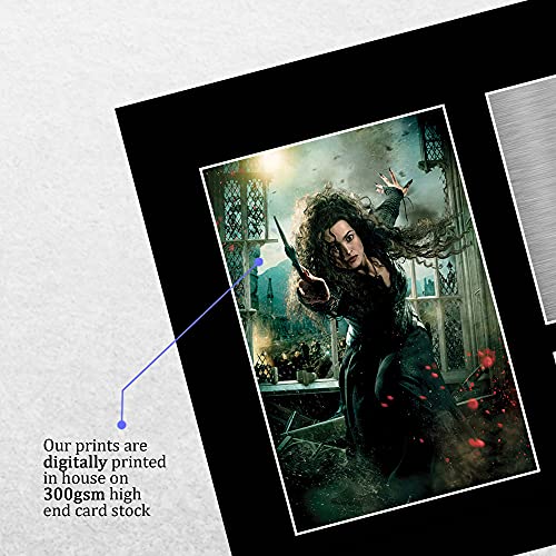 HWC Trading Imagen A4 de Helena Bonham Carter Harry Potter Bellatrix Lestrange con autógrafo impreso para fans de la película