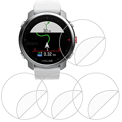 iDaPro - Protector de pantalla para reloj Polar Grit X (4 unidades)