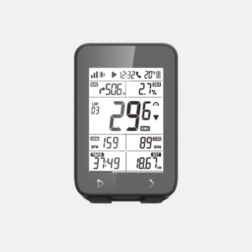 iGPSPORT iGS320 - Ciclo computador GPS Bicicleta Ciclismo. Cuantificador grabación de Datos y rutas. Pantalla 2.4" Sensores Ant+ Bluetooth IPX7