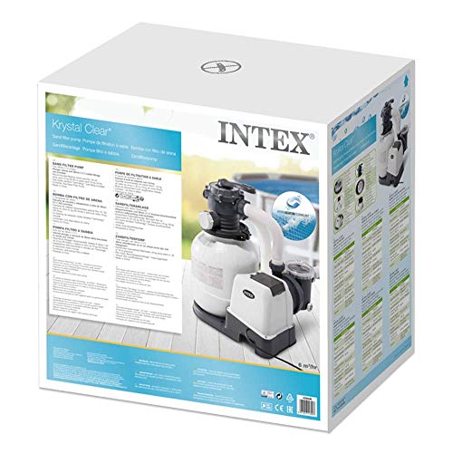 INTEX 26646 - Depuradora de arena 7.900 litros/hora 0,30HP