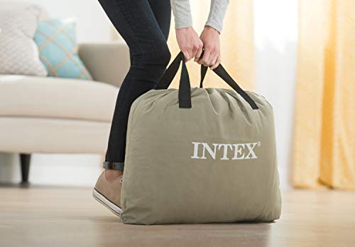 INTEX 64412NP - Colchón hinchable fibertech comfort plush 99x191x46 cm