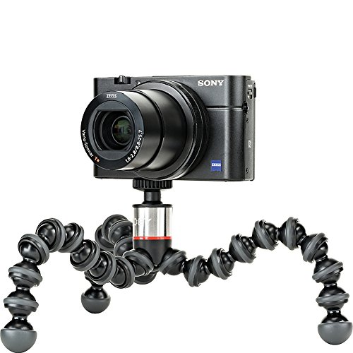 JOBY GorillaPod 500 - Trípode Mini Flexible con Rótula Integrada para Cámaras 360 y Compactas, Peso hasta 500 g, JB01502-BWW