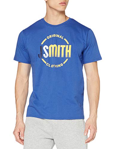 John Smith Camiseta J.Smith Fuoco M, Hombre, Azul Intenso, S