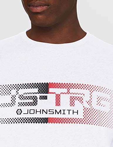 John Smith Lacruz M Camiseta, Hombre, Blanco, S
