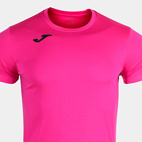 Joma Camiseta Manga Corta Record II Rosa flúor, S
