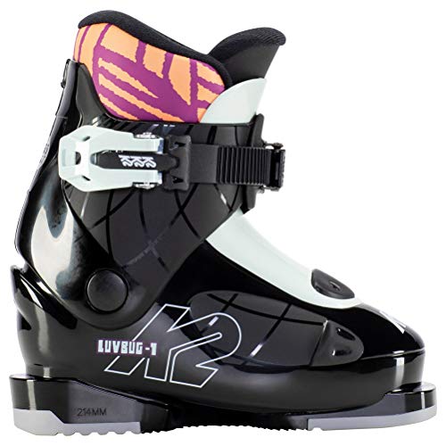 K2 Luvbug-1 Botas de esquí, Niñas, Negro-Menta, Mondo: 17.5 (EU: 29 / UK: 10 / US: 11)