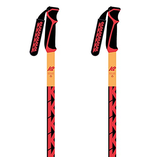 K2 Skis Erwachsene Aluminium Skistöcke Freeride 16 — Orange — 10F3402 Palos de esquí, Unisex Adulto, Naranja, 110