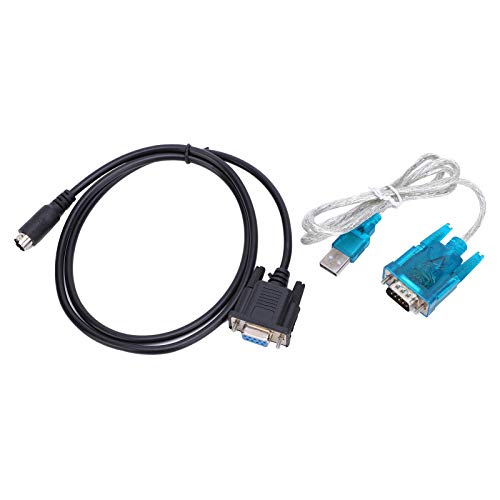 KAKAKE Línea de Adaptador de Cable de comunicación OP320 Línea de Texto USB a 232 para Pantalla táctil para Puerto Redondo MD8