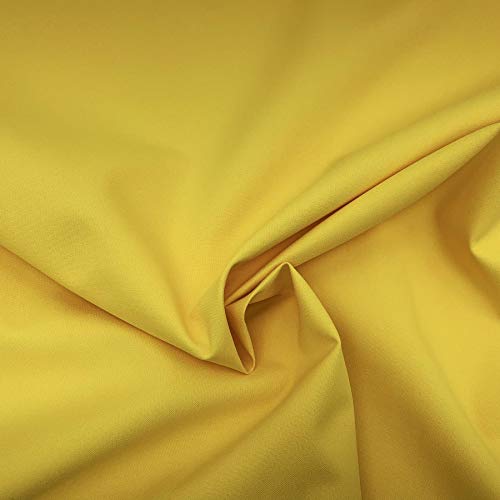 kawenSTOFFE - Tela impermeable para exteriores (PTFE, transpirable, por metros), color amarillo