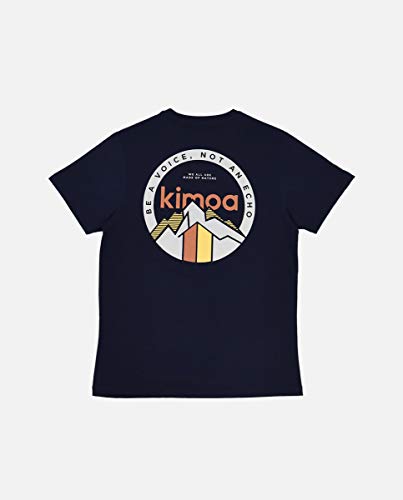 KIMOA Camiseta Made of Nature Negro, Unisex Adulto, S