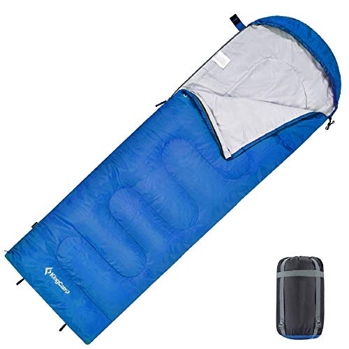 KingCamp Oasis Serie - Saco de Dormir con cabecero (220 x 75 cm)