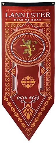 KOLIFEGOODS decoración de Fiesta Bandera Casa Lannister 151x47CM para Game of Thrones