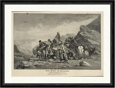 Kunstdruck Razzia im Cáucaso, montañas altas de Eurasia, depredadores, Perez Faksimile_C 2052