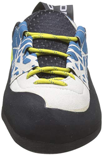 La Sportiva Kataki Zapatos de Escalada, Hombre, Multicolor (Ocean/Sulphur 000), 42.5 EU (8.5 UK)