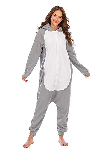 LABULA Pijamas de Animales de Una Pieza Unisexo Adulto Traje de Dormir Cosplay Pijama de Koala,LTY54,S