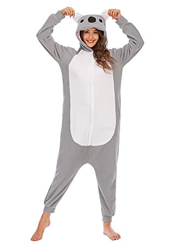 LABULA Pijamas de Animales de Una Pieza Unisexo Adulto Traje de Dormir Cosplay Pijama de Koala,LTY54,S