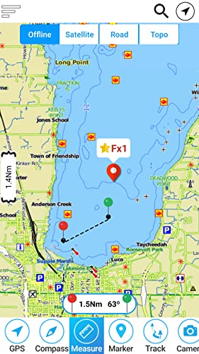 Lake Iseo GPS Offline Nautical Chart