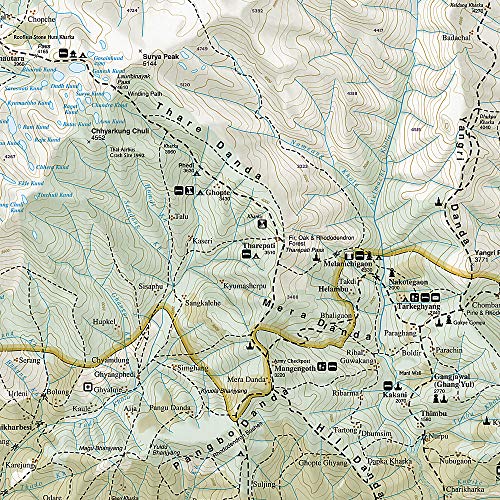 Langtang, Nepal: Travel Maps International Adventure Map (National Geographic Adventure Map) [Idioma Inglés]