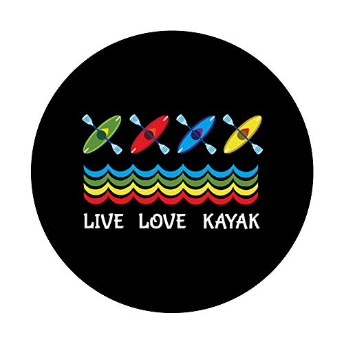 Leben Lieben Kayak Sport Paddle Natururlaub aventura PopSockets PopGrip Intercambiable