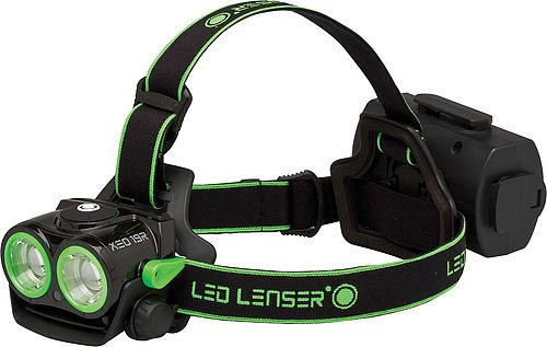 LedLenser xeo19r recargable 5 LED Lámpara (Black/Green) – Clear Cube, 7319rg