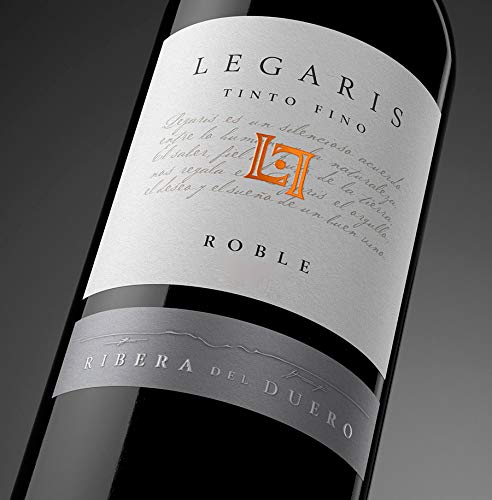 Legaris Roble - Vino tinto DO Ribera del Duero, 100% Tempranillo - 75cl